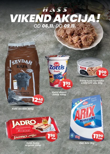 Hass komerc vikend akcija 6-9.11.2025.