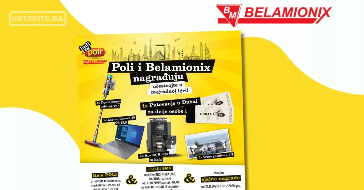 Poli i Belamionix nagrađuju – osvoji putovanje u Dubai!