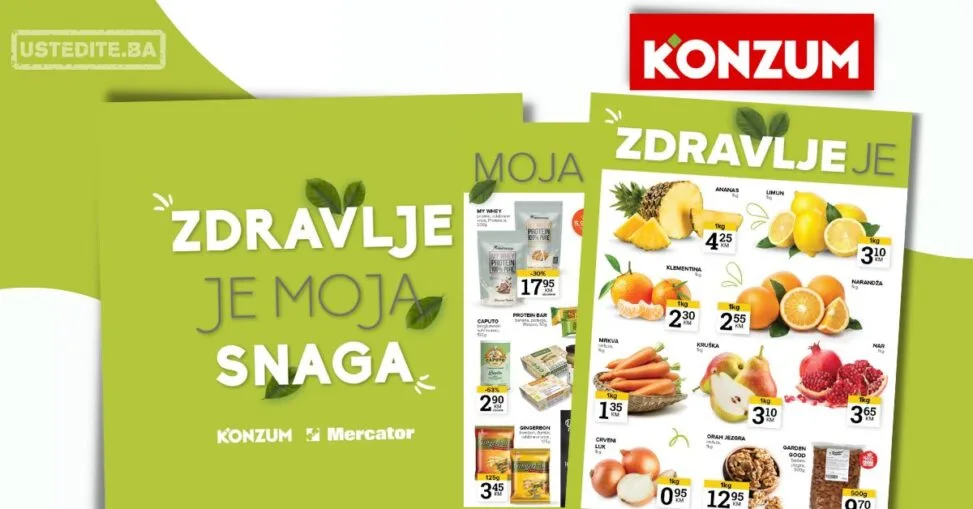 Konzum ZDRAVE NAMIRNICE 18-24.11.2025.