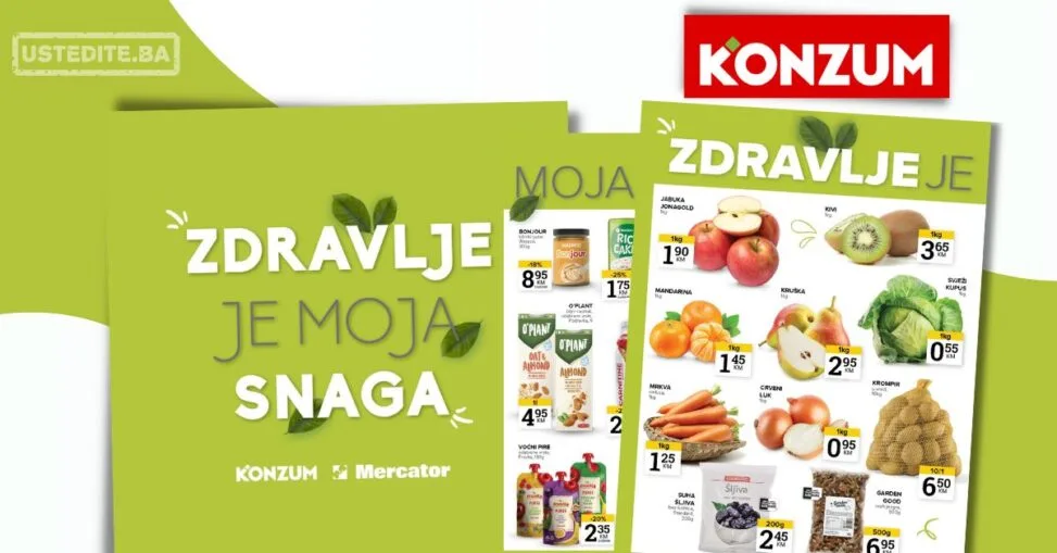 Konzum ZDRAVE NAMIRNICE 10-17.11.2025.