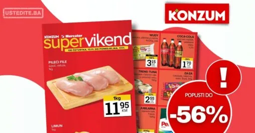 Konzum vikend akcija