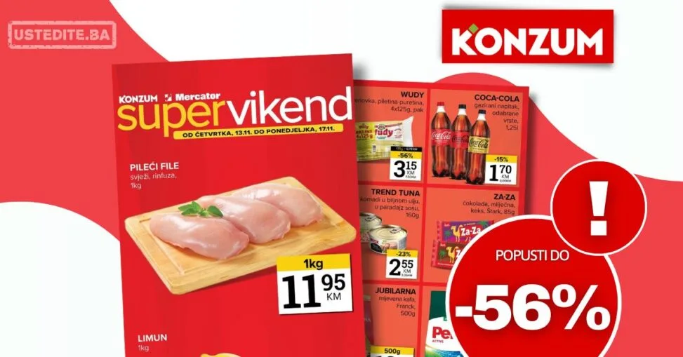 Konzum vikend akcija
