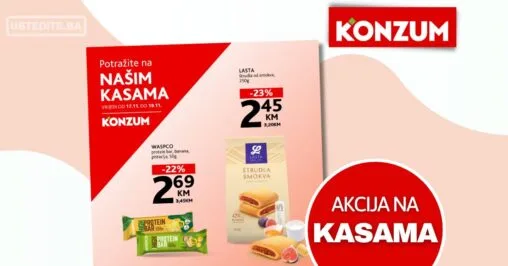 Konzum AKCIJA NA KASAMA