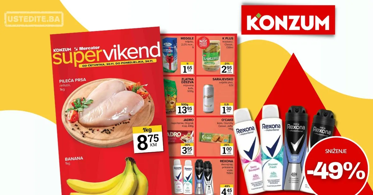 Konzum vikend akcija