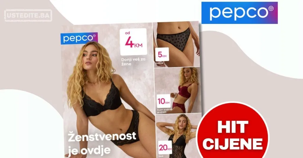 Pepco DONJI VEŠ ZA ŽENE novemabr 2025.