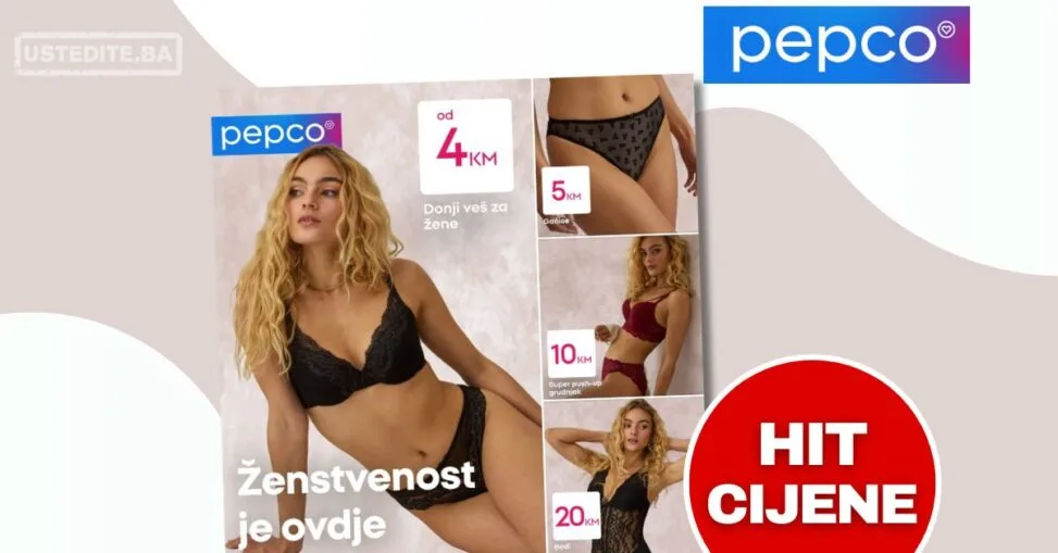 Pepco DONJI VEŠ ZA ŽENE novemabr 2025.
