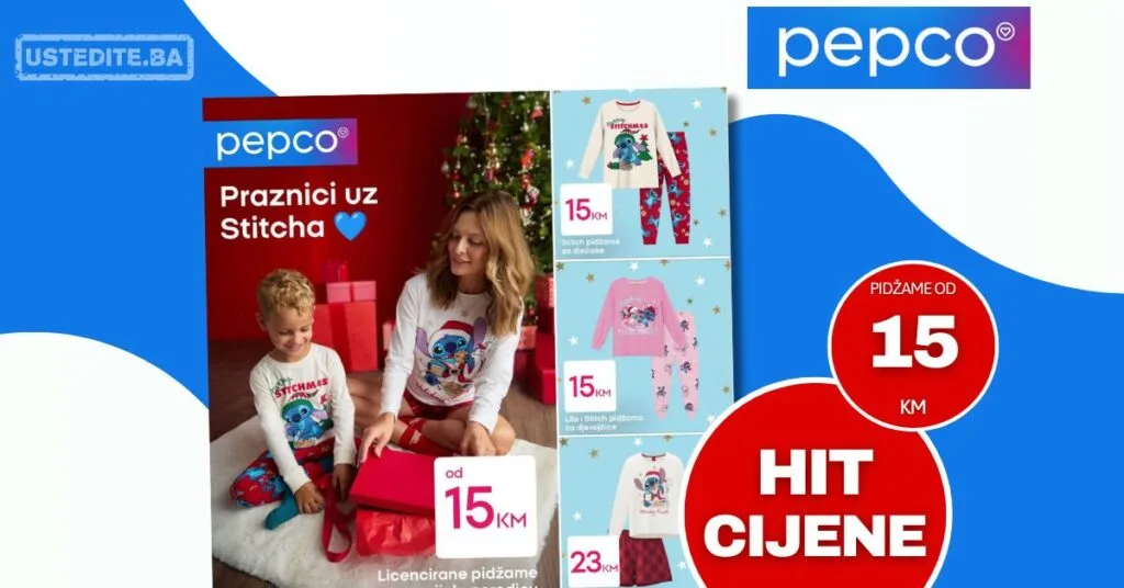 Pepco Stitch pidžame - zima 2025.