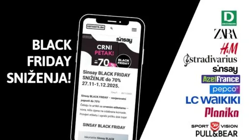 BLACK FRIDAY 2025 sniženja odjeće i obuće u BiH – vodič kroz najveće ponude (ažuriramo!)