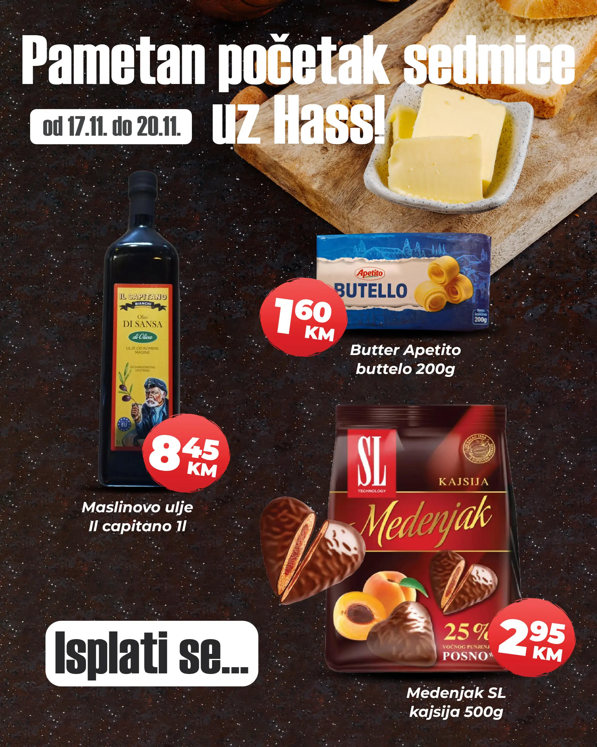 Hass komerc akcija za početak sedmice 17-20.11.2025.