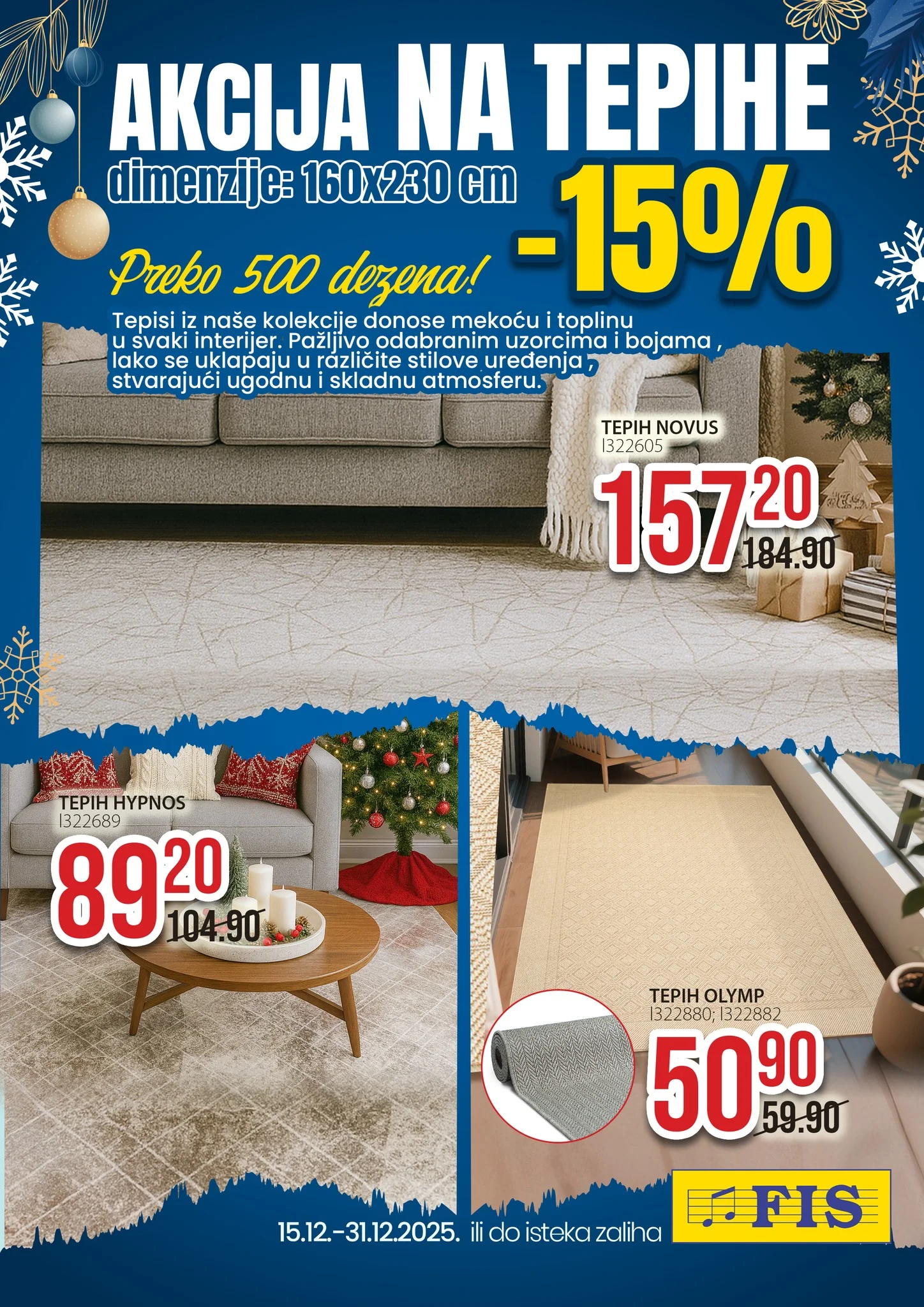 Fis katalog AKCIJA NA TEPIHE 15-31.12.2025.