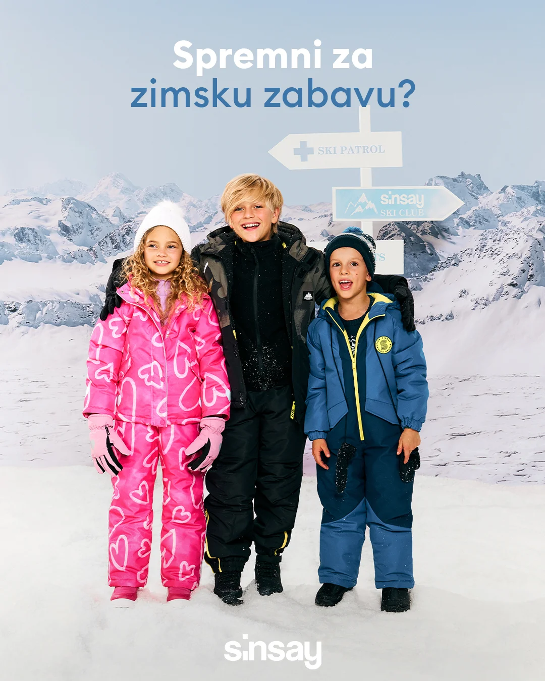 Sinsay dječija zimska odjeća – decembar 2025.