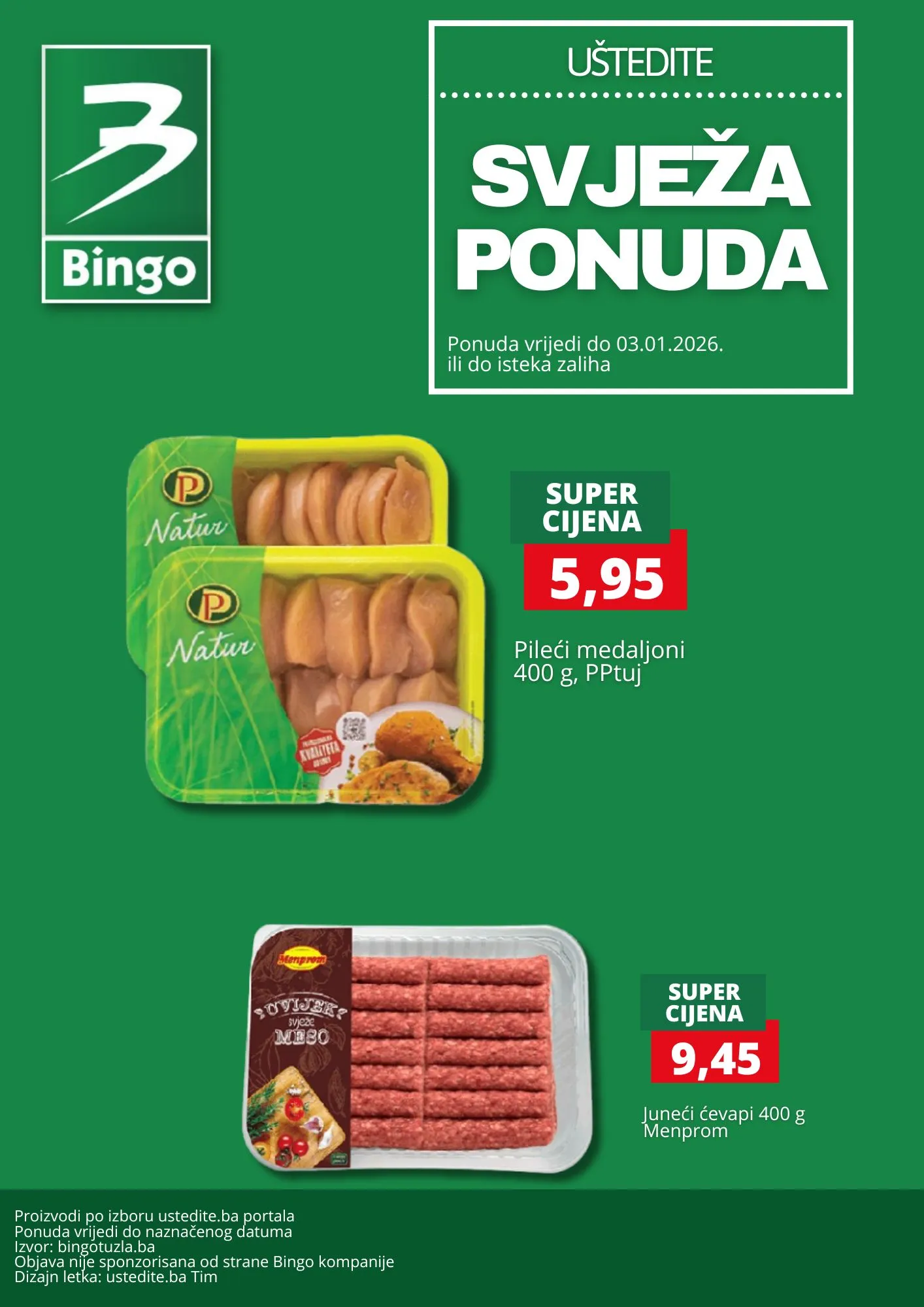 Bingo akcija SVJEŽE MESO