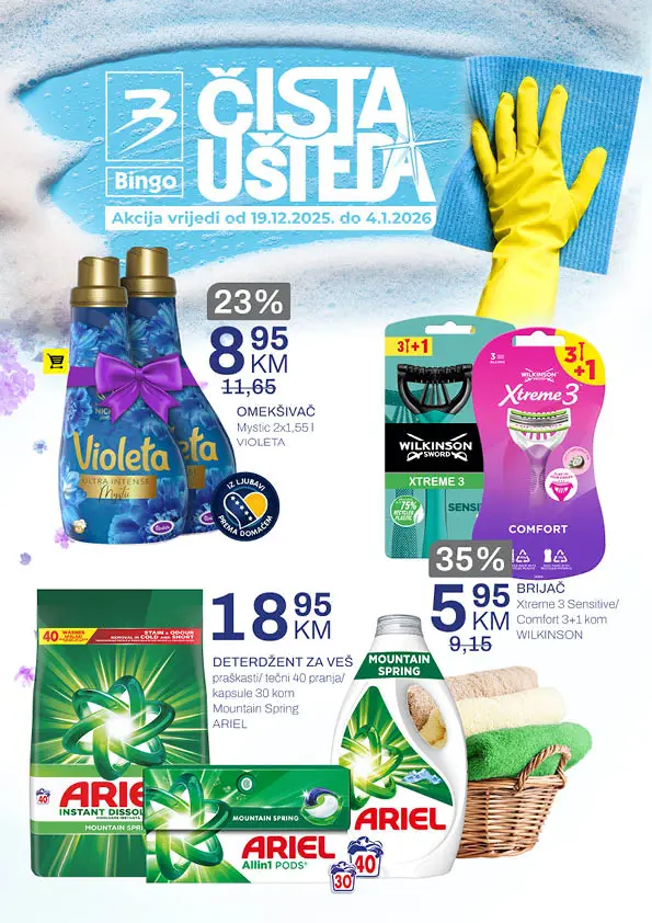 Bingo katalog ČISTA UŠTEDA 19.12.2025-4.1.2026.