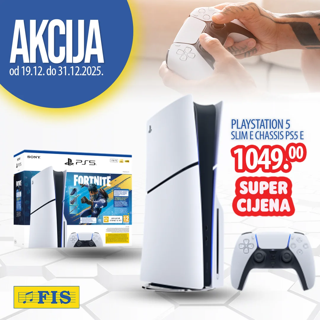 Fis akcija PlayStation 5 i PS5 igrice 19–31.12.2025.