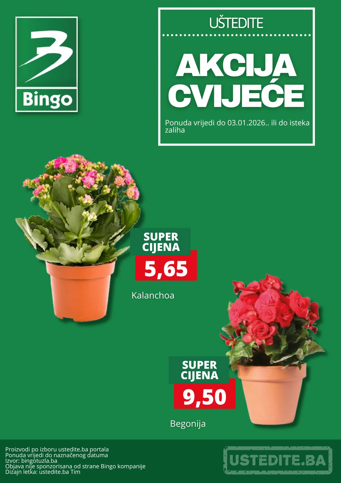 Bingo akcija CVIJEĆE