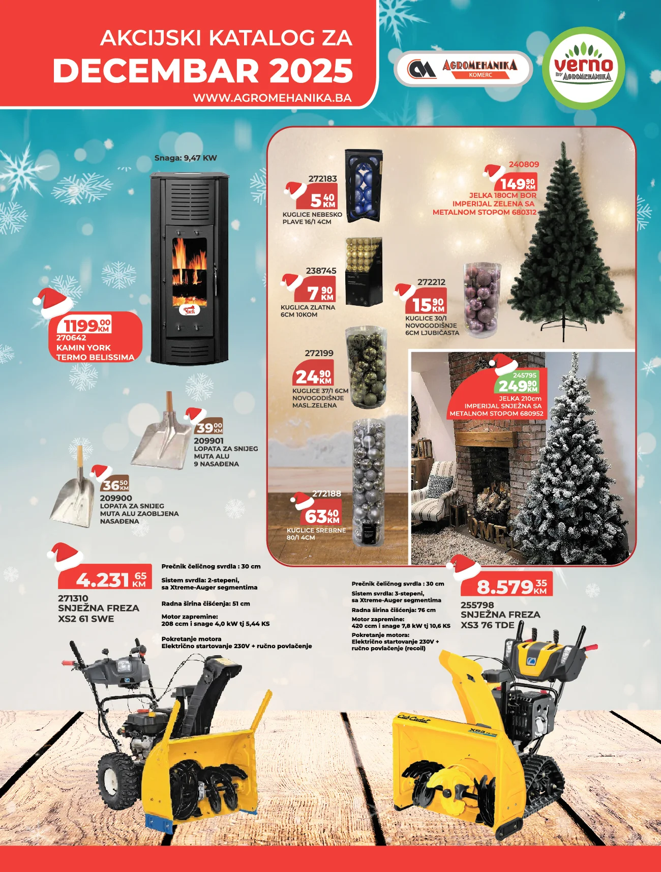 Verno by Agromehanika katalog decembar 2025.