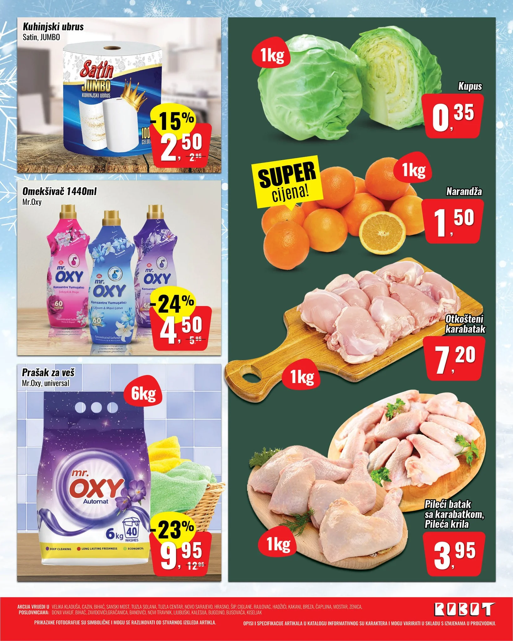 Robot akcija za početak sedmice 8-10.12.2025.