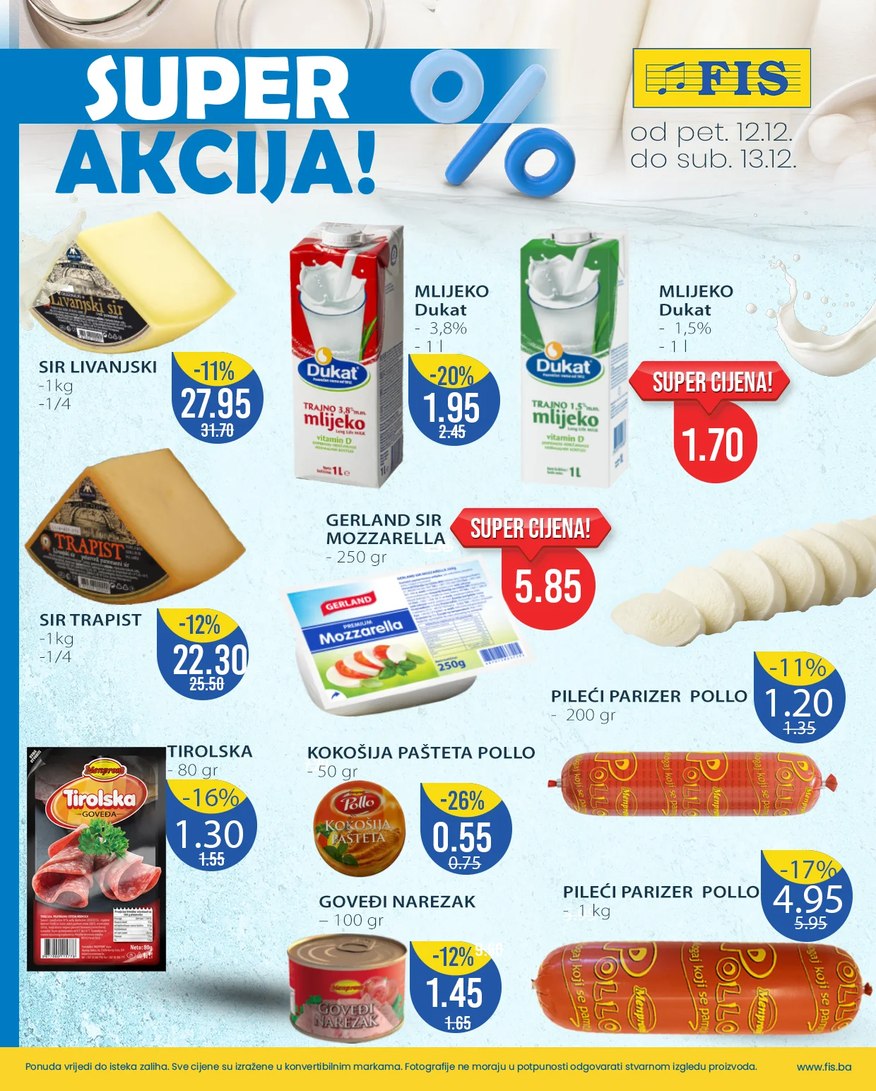 Fis vikend akcija 12-13.12.2025.