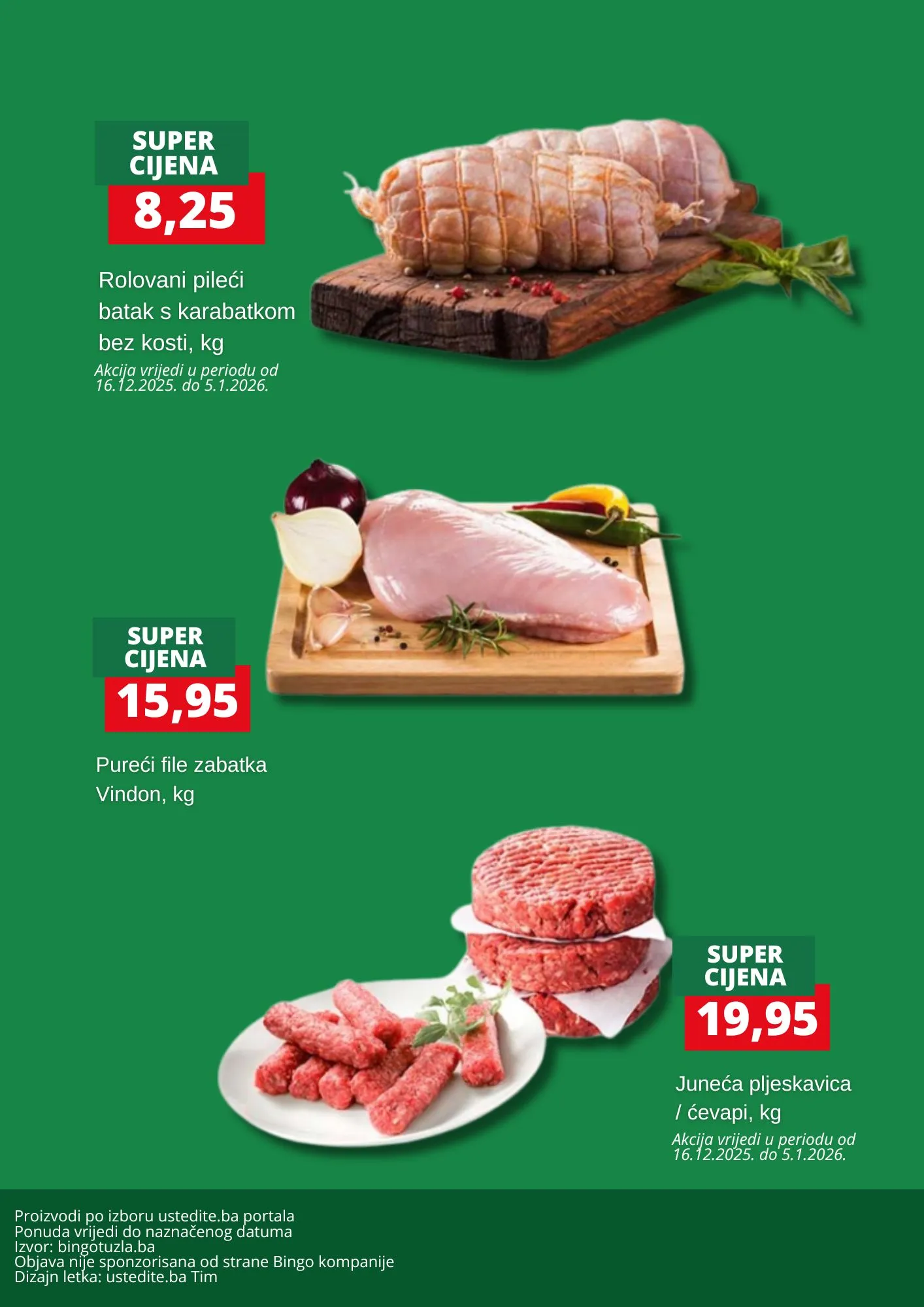 Bingo akcija SVJEŽE MESO