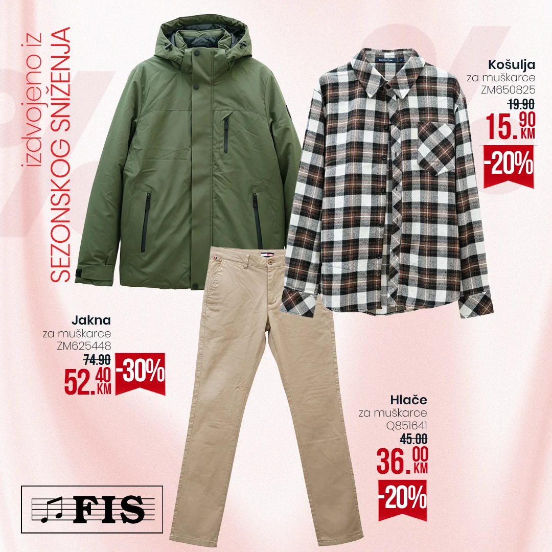 Fis sezonsko sniženje odjeće 2025/2026.