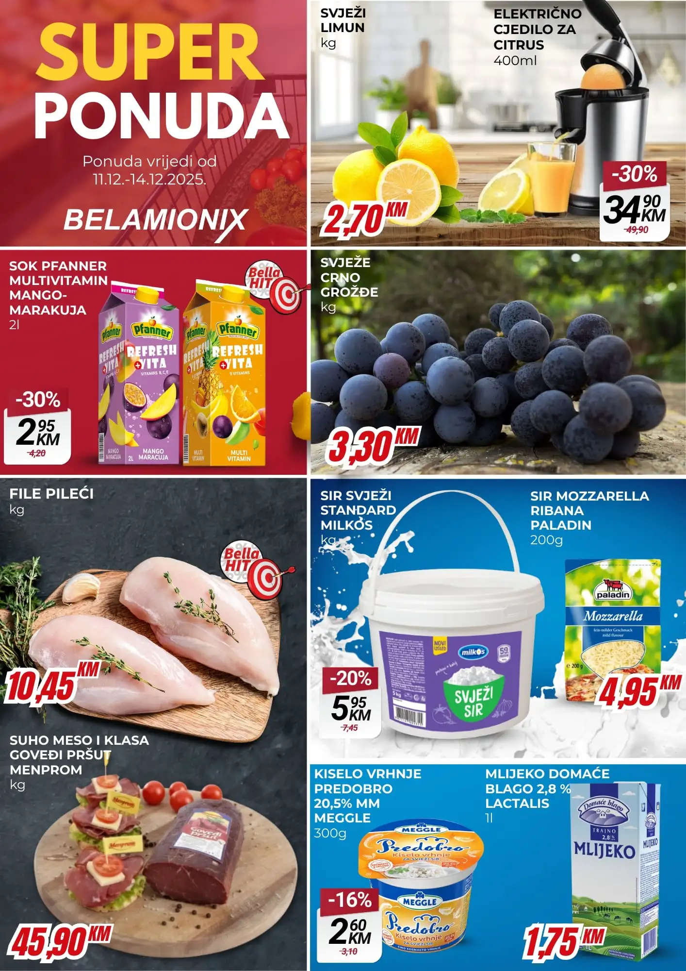 Belamionix vikend akcija 11-14.12.2025.