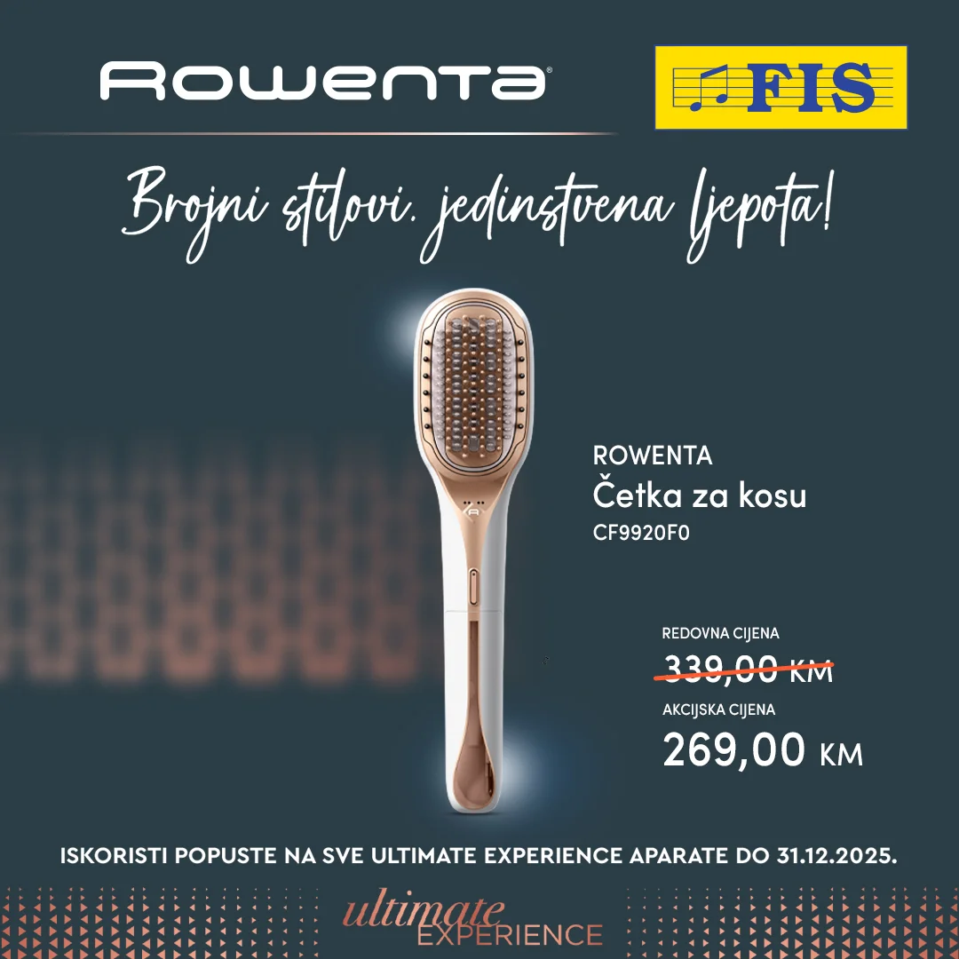 Fis akcija – Rowenta Ultimate Experience aparati sniženje do 31.12.2025.