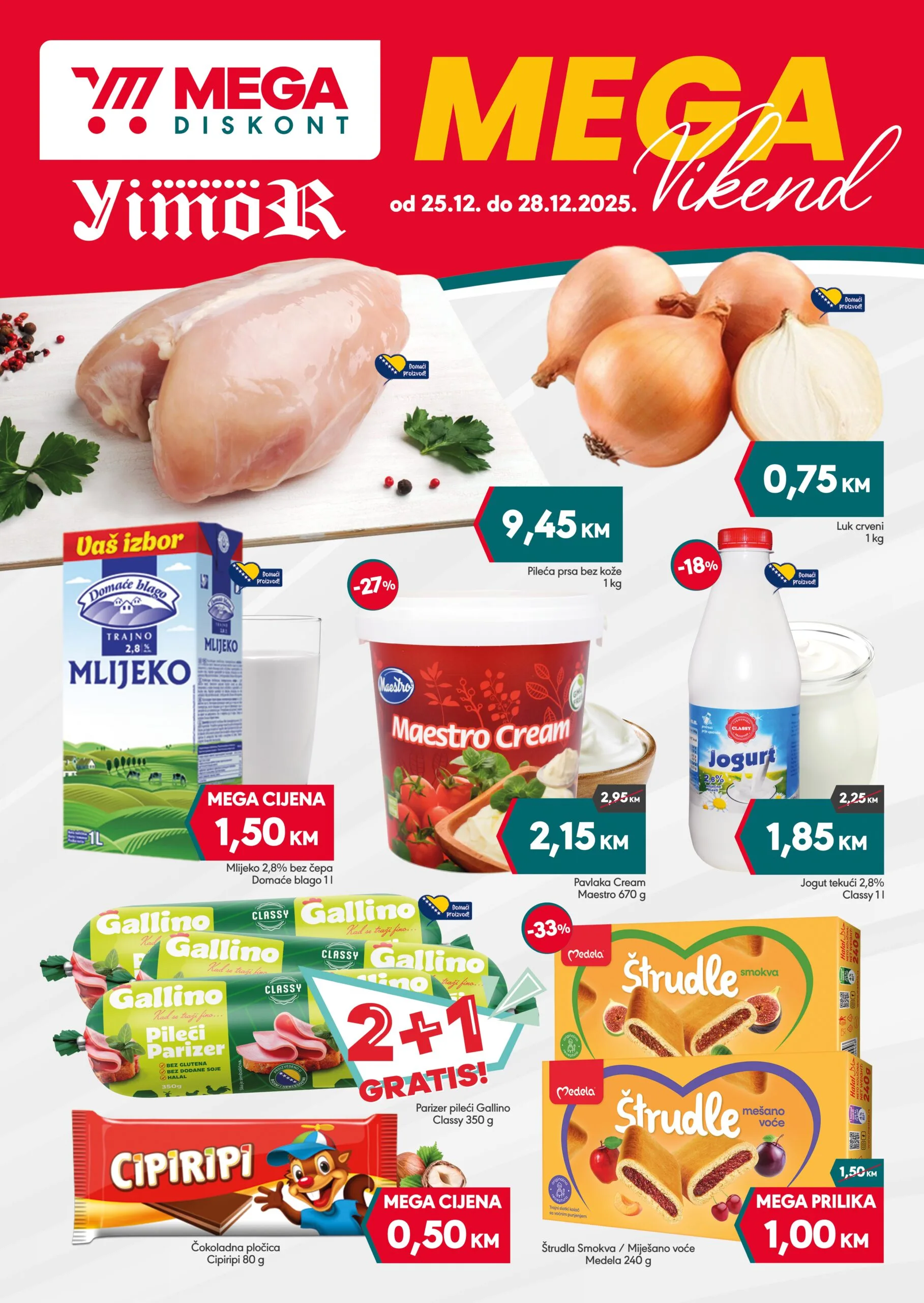 Mega Diskont vikend akcija 25-28.12.2025.