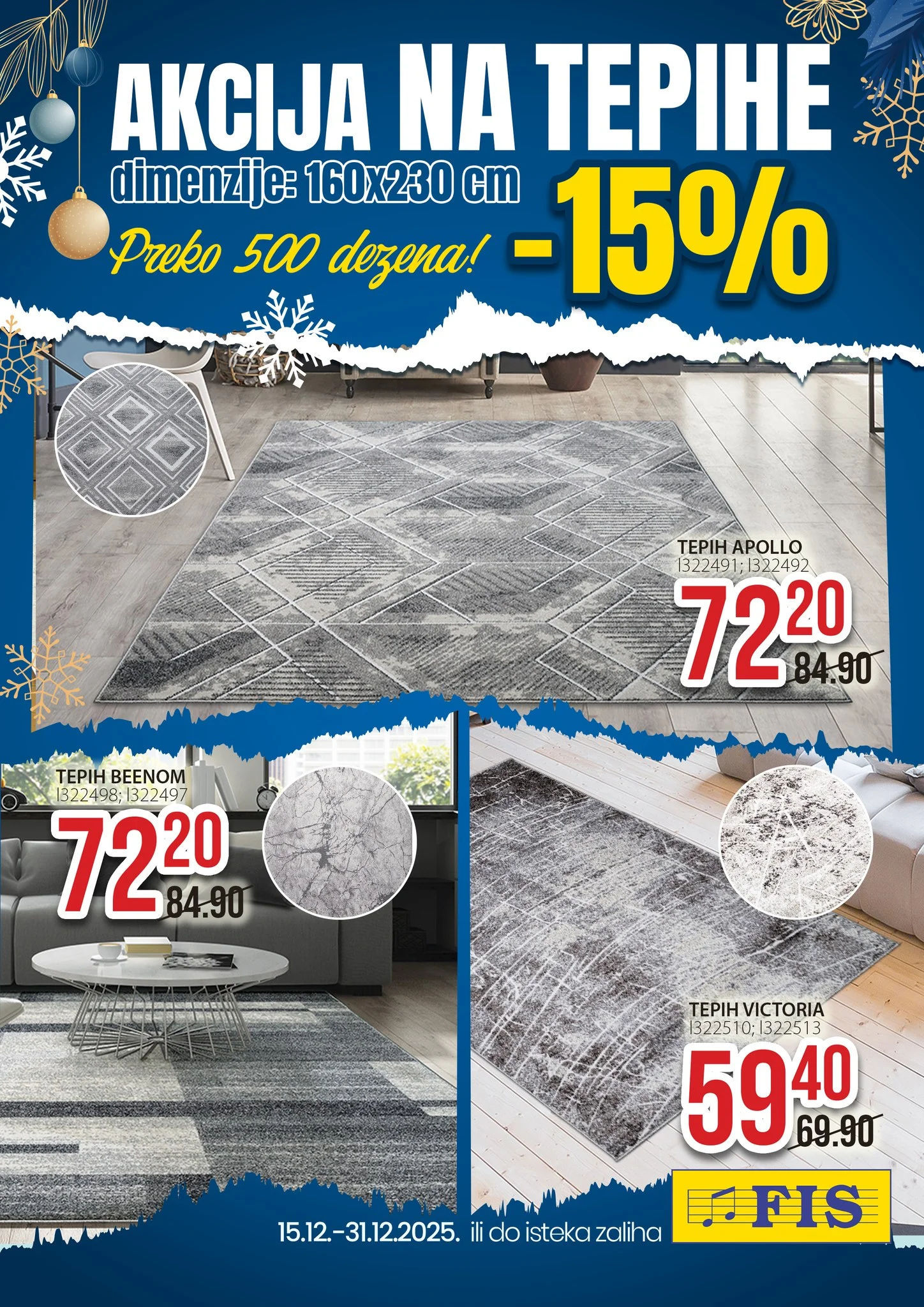 Fis katalog AKCIJA NA TEPIHE 15-31.12.2025.