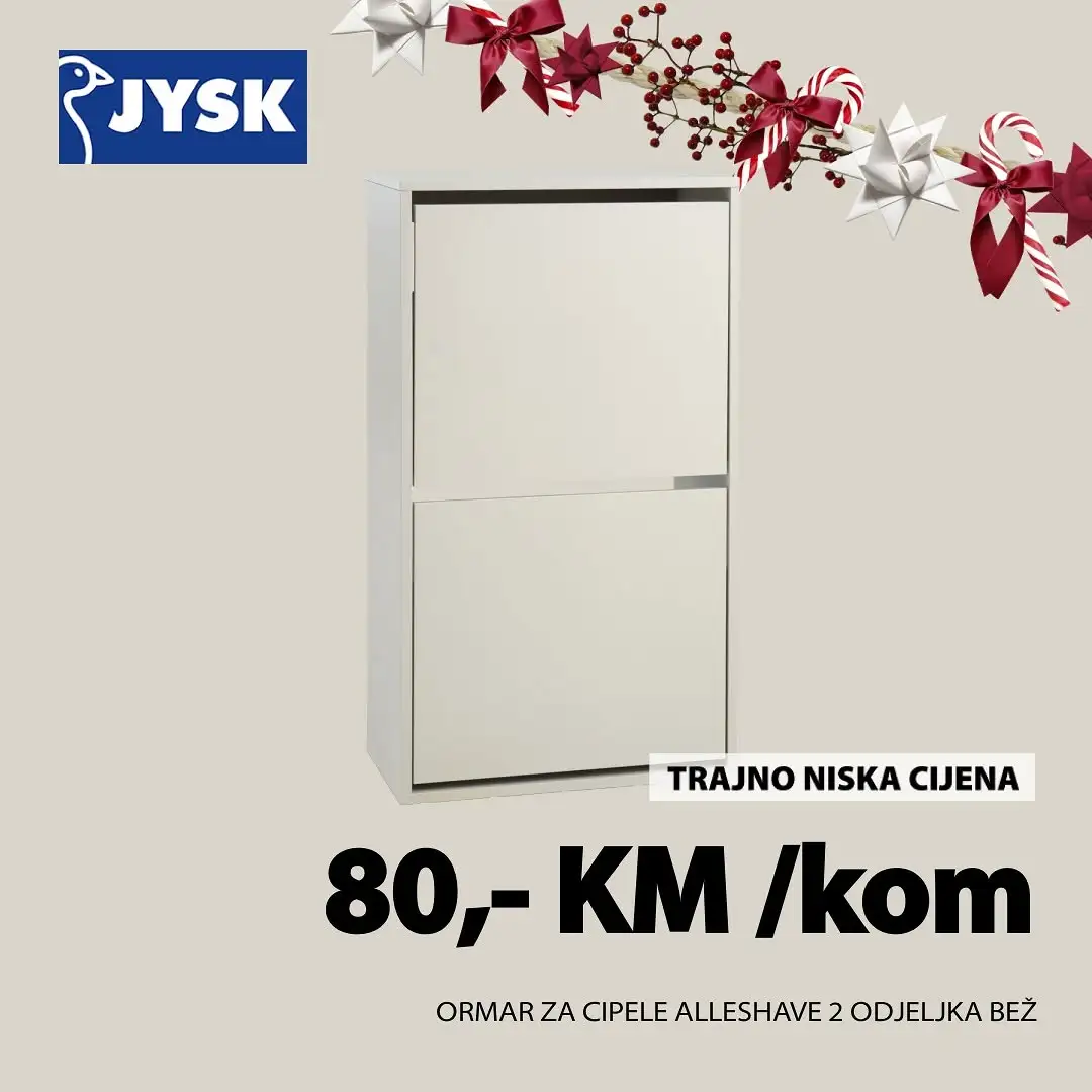 Jysk SUPER SNIŽENJE do 6.1.2026.