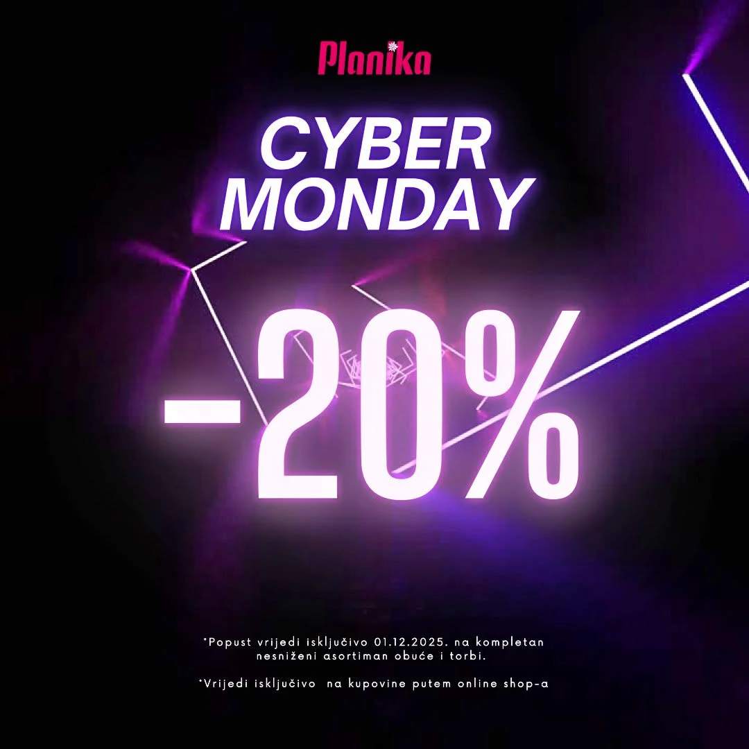 Planika Cyber Monday samo DANAS 1.12.2025. 