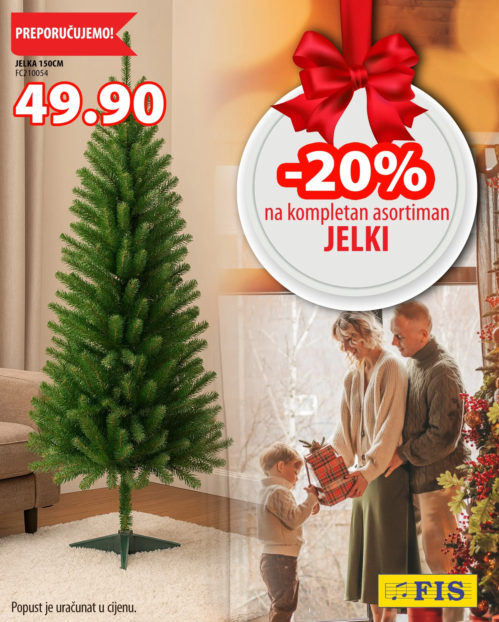 Fis NOVOGODISNJE JELKE I DEKORACIJE