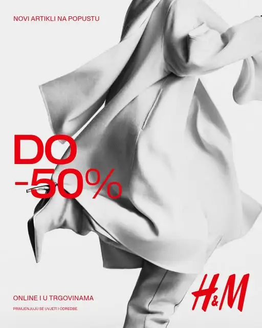 H&M SNIŽENJE do 50% decembar 2025.