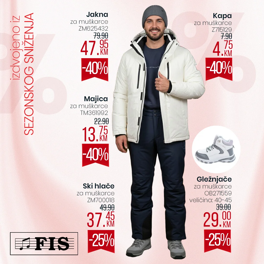 Fis SEZONSKO SNIŽENJE do 70% do 15.01.2026.