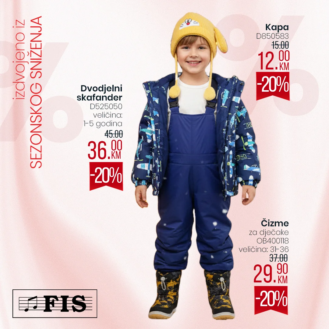 Fis SEZONSKO SNIŽENJE do 70% do 15.01.2026.
