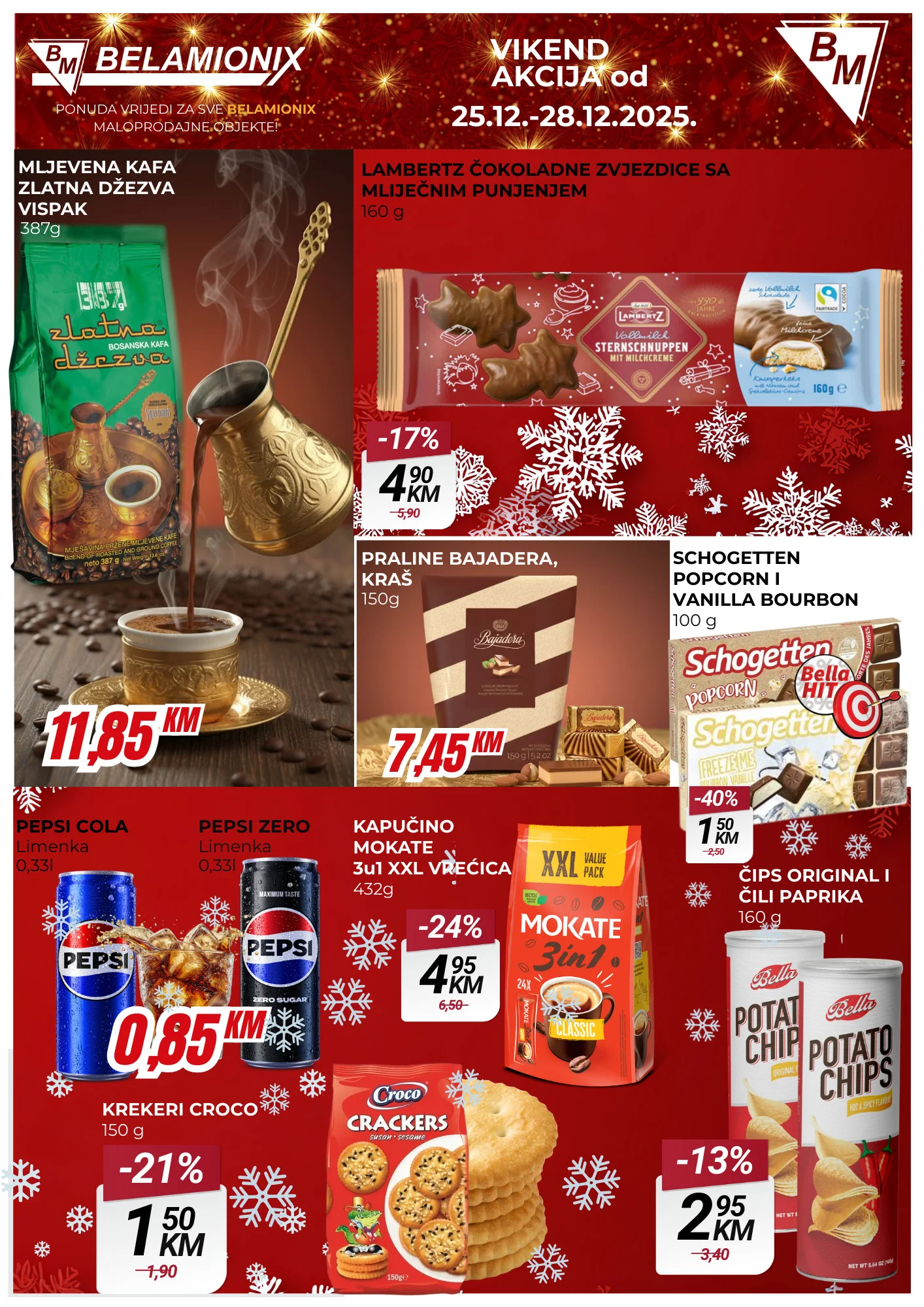 Belamionix vikend akcija 25-28.12.2025.