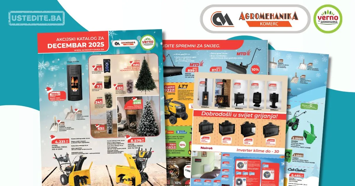 Verno by Agromehanika katalog decembar 2025.