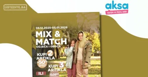 Aksa MIX&MATCH ODJEĆA 5.12.2025-5.1.2026.
