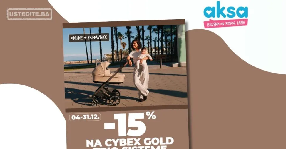 Aksa SNIŽENJE Cybex TRIO sistema 4-31.12.2025.