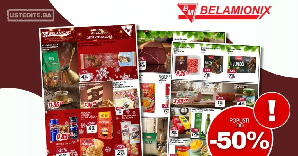 Belamionix vikend akcija 25-28.12.2025.
