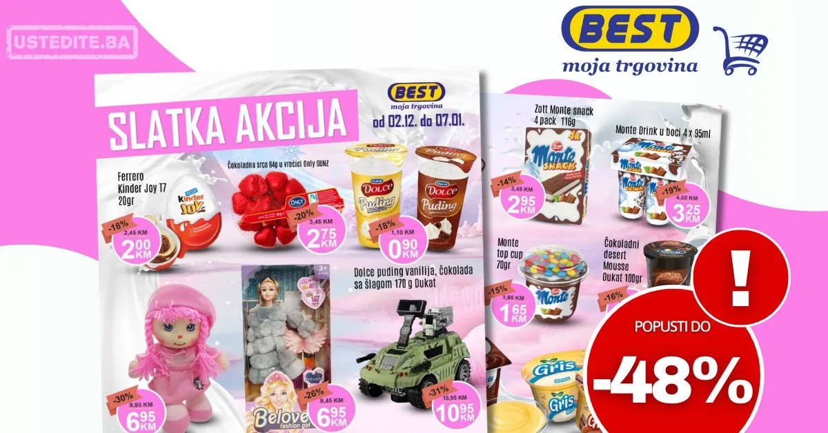 Best katalog SLATKA AKCIJA 2.12.2025-7.1.2026.
