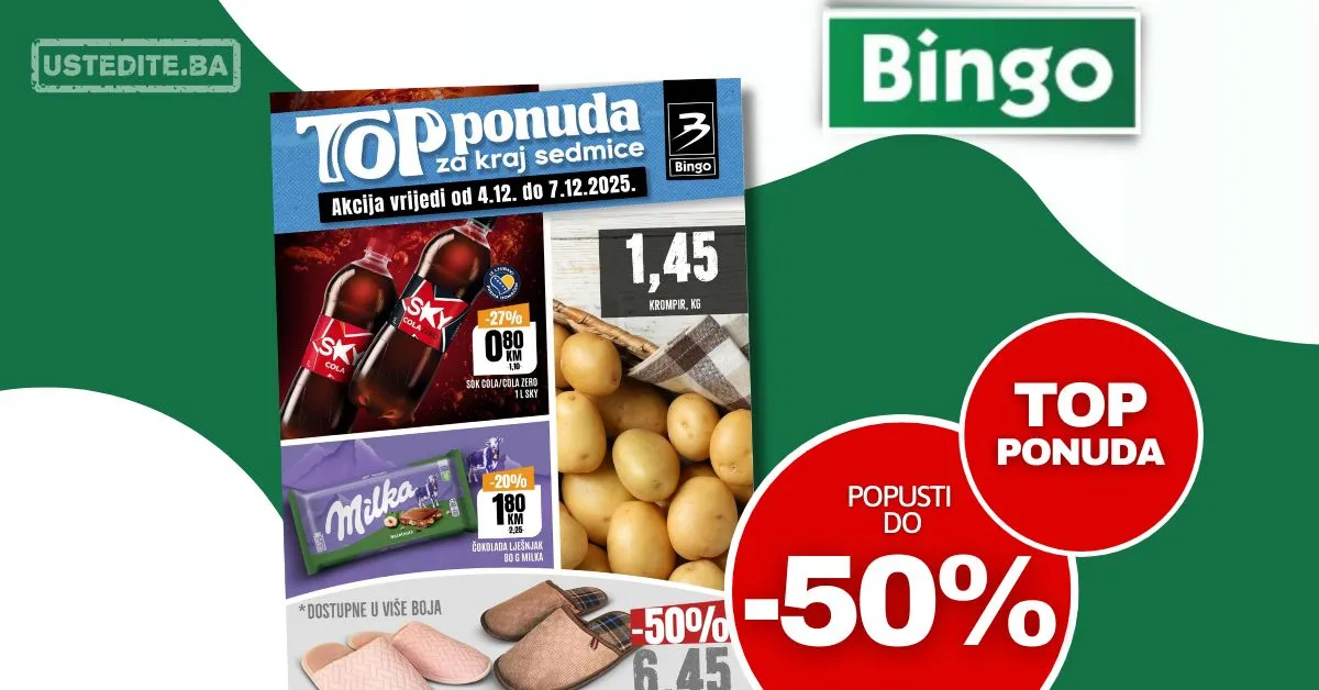 Bingo vikend akcija 4-12.12.2025.