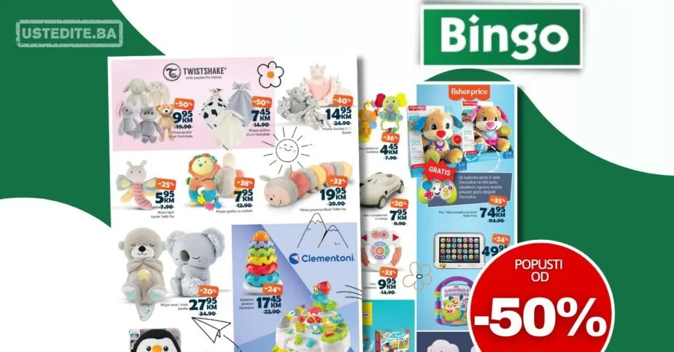 Bingo katalog Bingoland ~ Najbolje igračke po super cijenama 22.11.2025-14.1.2026.