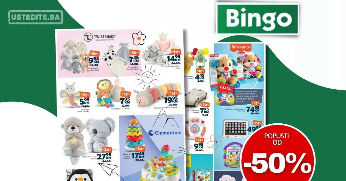 Bingo katalog Bingoland ~ Najbolje igračke po super cijenama 22.11.2025-14.1.2026.
