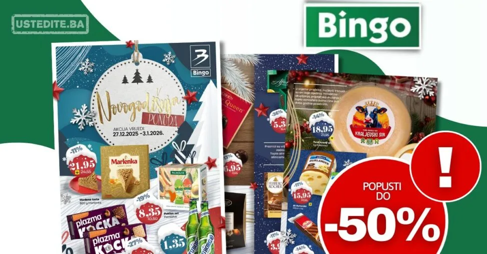 Bingo katalog NOVOGODIŠNJA PONUDA 27.12.2025-3.1.2026.
