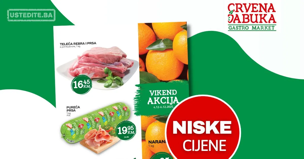 Crvena Jabuka vikend akcija 4-6.12.2025.