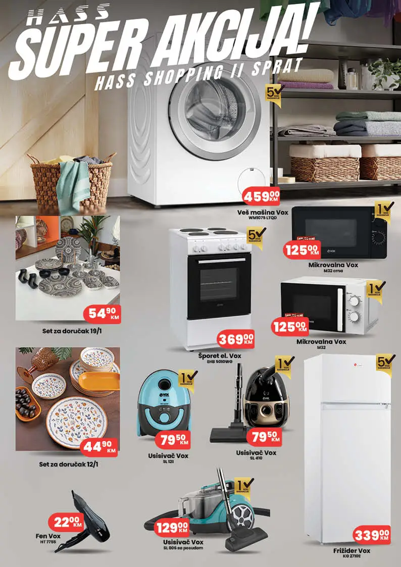 Hass komerc NOVO U PONUDI – decembar 2025.