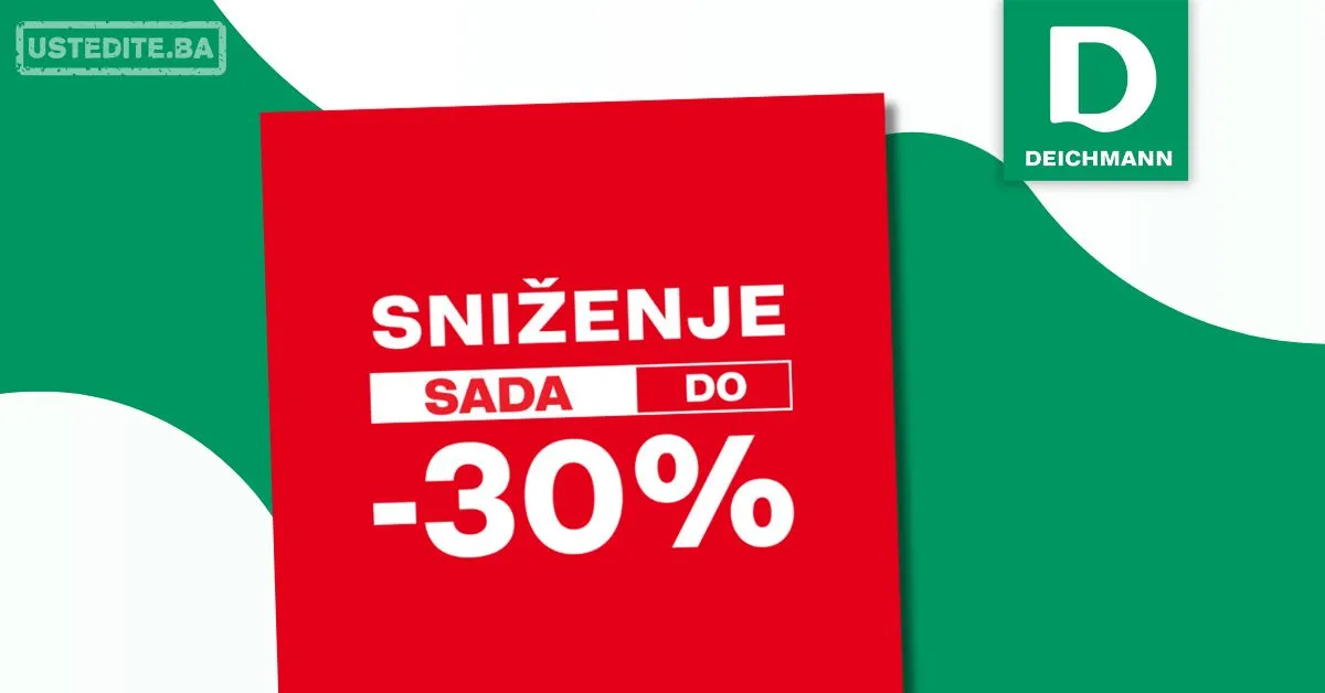 Deichmann SNIŽENJE 10-26.12.2025.