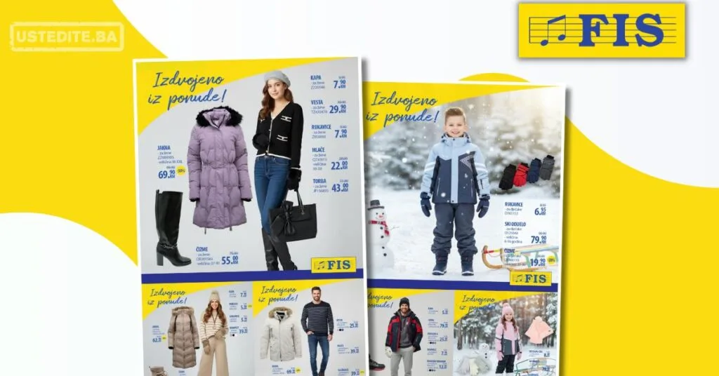 Fis akcija odjeće i obuće – zimska sniženja do 28.12.2025.