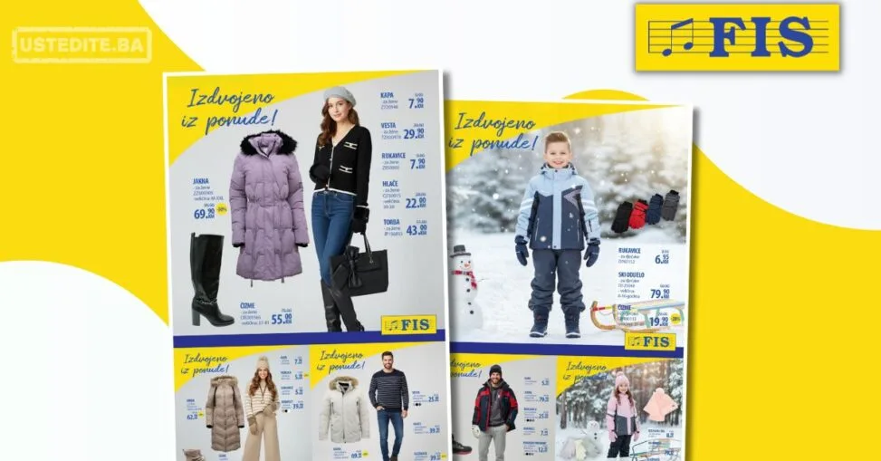Fis akcija odjeće i obuće – zimska sniženja do 28.12.2025.