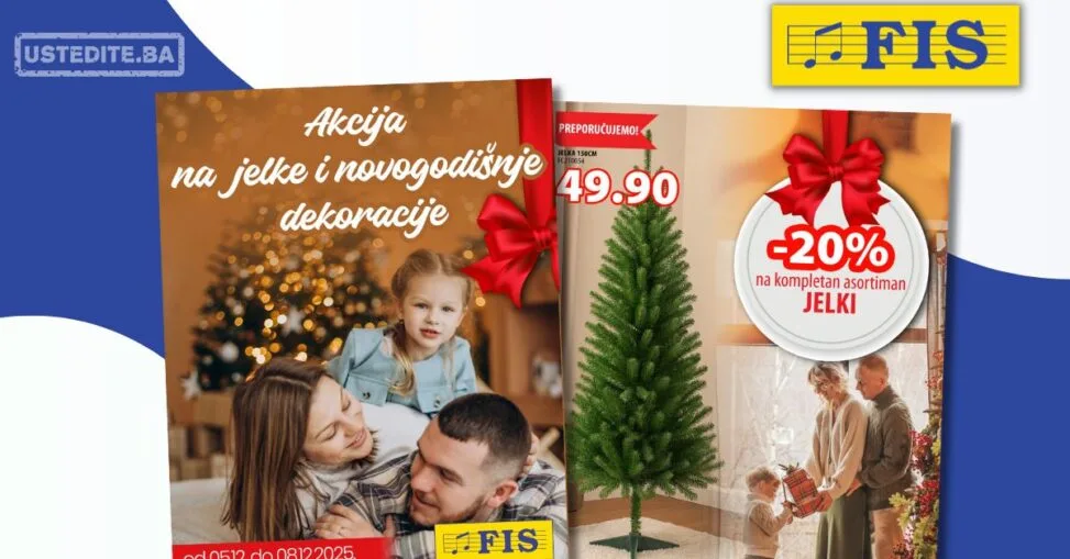 Fis NOVOGODISNJE JELKE I DEKORACIJE